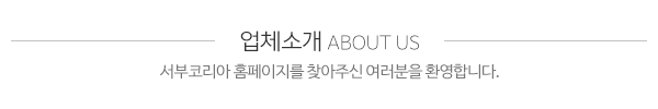서부코리아_상단제목_내용